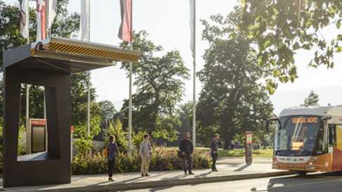 Enabling zero-emission urban transit with flash-charging eBus technology in Geneva