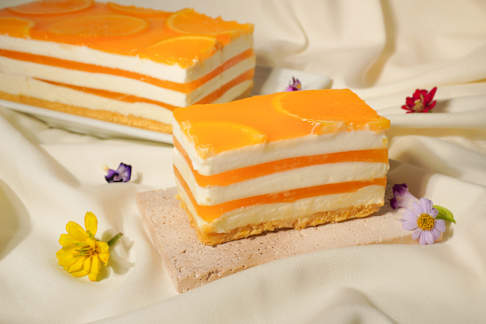 มูสเค้ก เจลลี่ส้ม