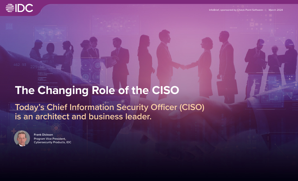 2024 IDC CISO/CIO Thought Leadership Survey InfoBrief: Changing Role of ...