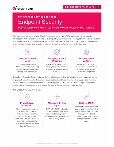 Datasheet | MSP | Endpoint