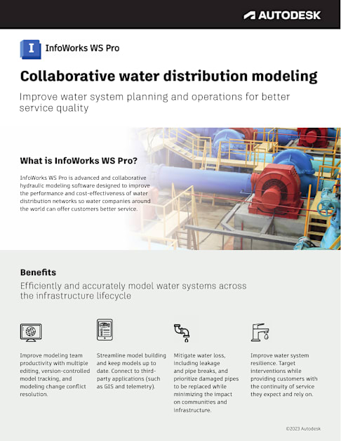 Water Distribution - InfoWorks WS Pro