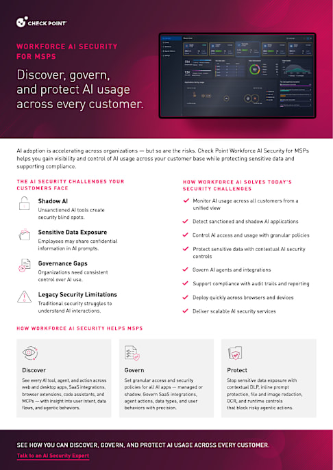 Datasheet | MSP | Workforce AI