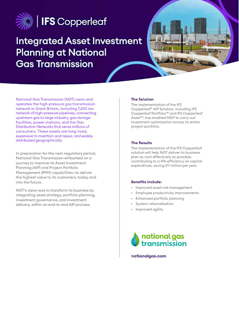 National Gas Transmission Success Story