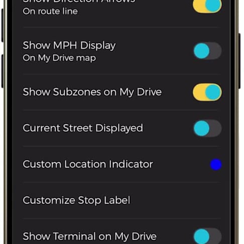 Map & Driver Settings
