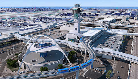 La progettazione e il flusso di lavoro basati su BIM consentono una migliore collaborazione avanzata per il progetto Automated People Mover presso LAX