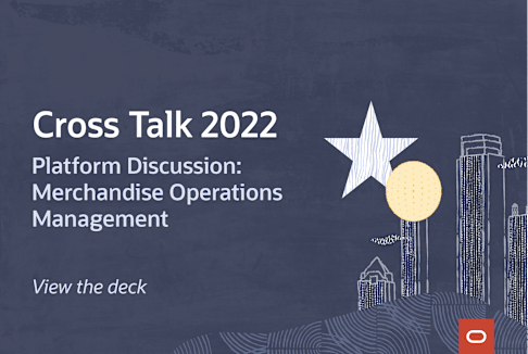 Oracle Retail Platform: Merchandise Operations Management