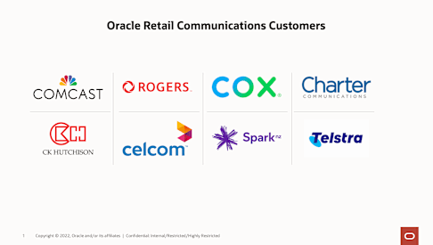 Oracle Retail Communications Customers
