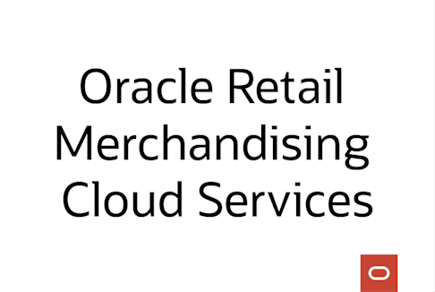Oracle Retail Merchandising Cloud Services