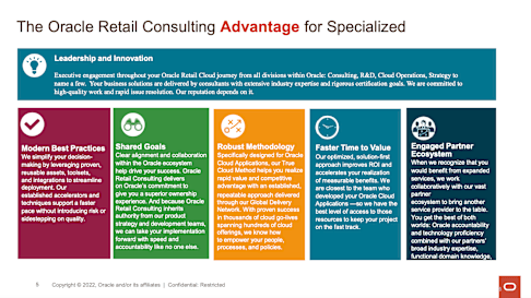 Oracle Retail Consulting Implementation Approach