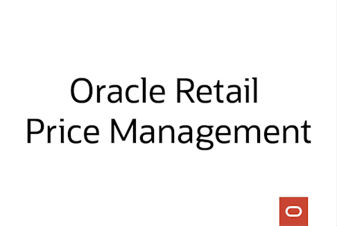 Oracle Retail Price Management
