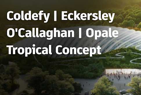 Tropicalia, la plus grande serre tropicale du monde magnifiée par le BIM