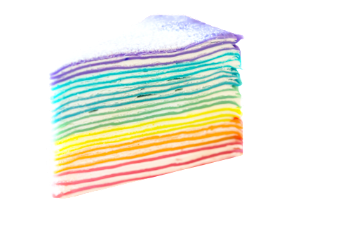 เครปเค้กสายรุ้ง