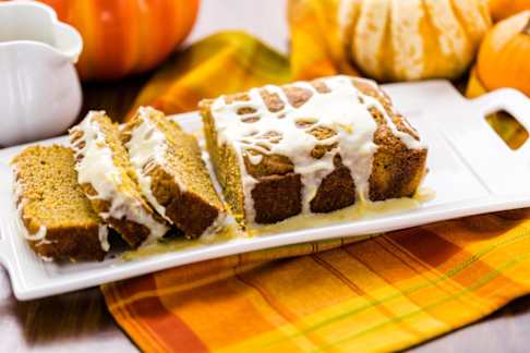 เค้กฟักทองครีมถั่วแดงเจ