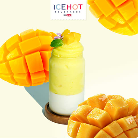 มะม่วงปั่นโฟมมะพร้าว