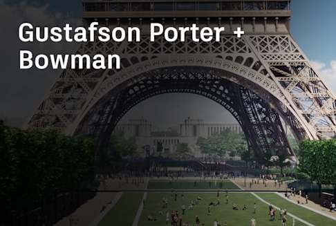 Grand Site Tour Eiffel – Projet Gustafson Porter + Bowman – Gagnant du concours