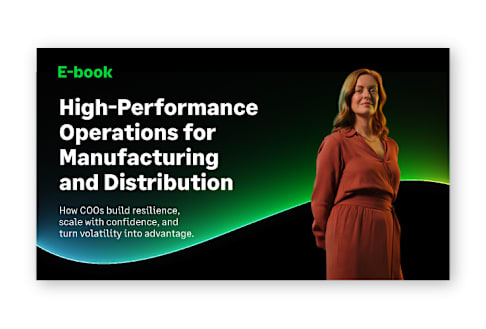 E-book: High-Performance Operations for Manufacturing and Distribution