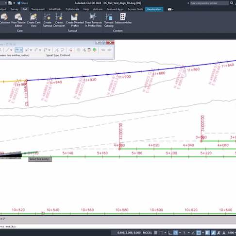 Rail Design - 07 - Turnouts, Crossovers, Platform Edge & Rail Lines