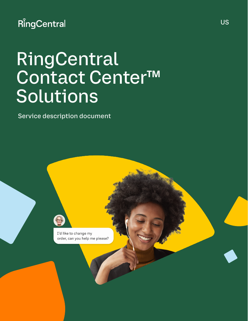 RingCentral Contact Center Solutions Service Description Document