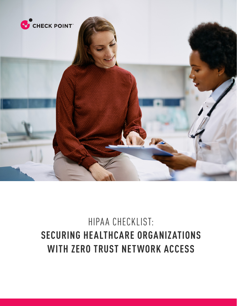 HIPAA: Securing Healthcare Organizations with Zero Trust | Check Point ...