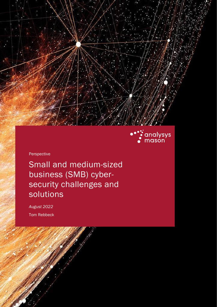 Report | Small and Medium-Sized Business (SMB) Cybersecurity Challenges ...