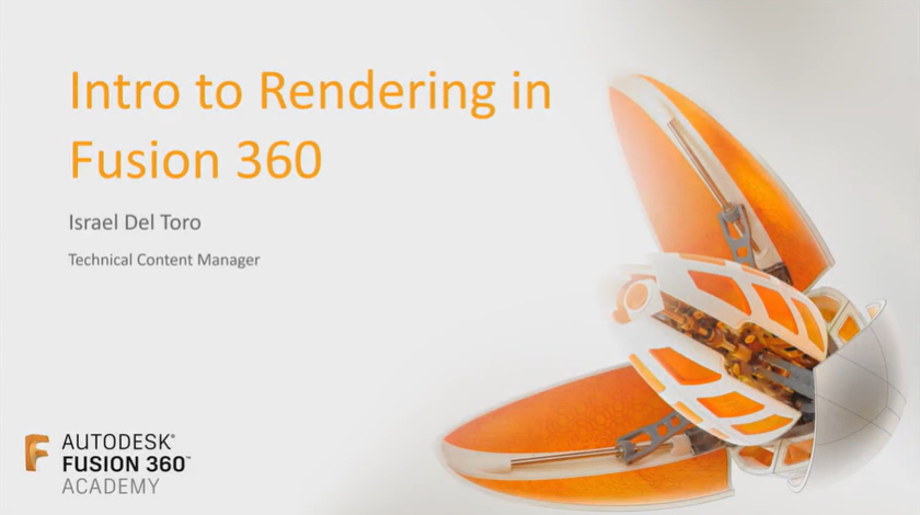 Intro To Rendering In Fusion 360 Autodesk Intro To Rendering In Fusion 360 Autodesk