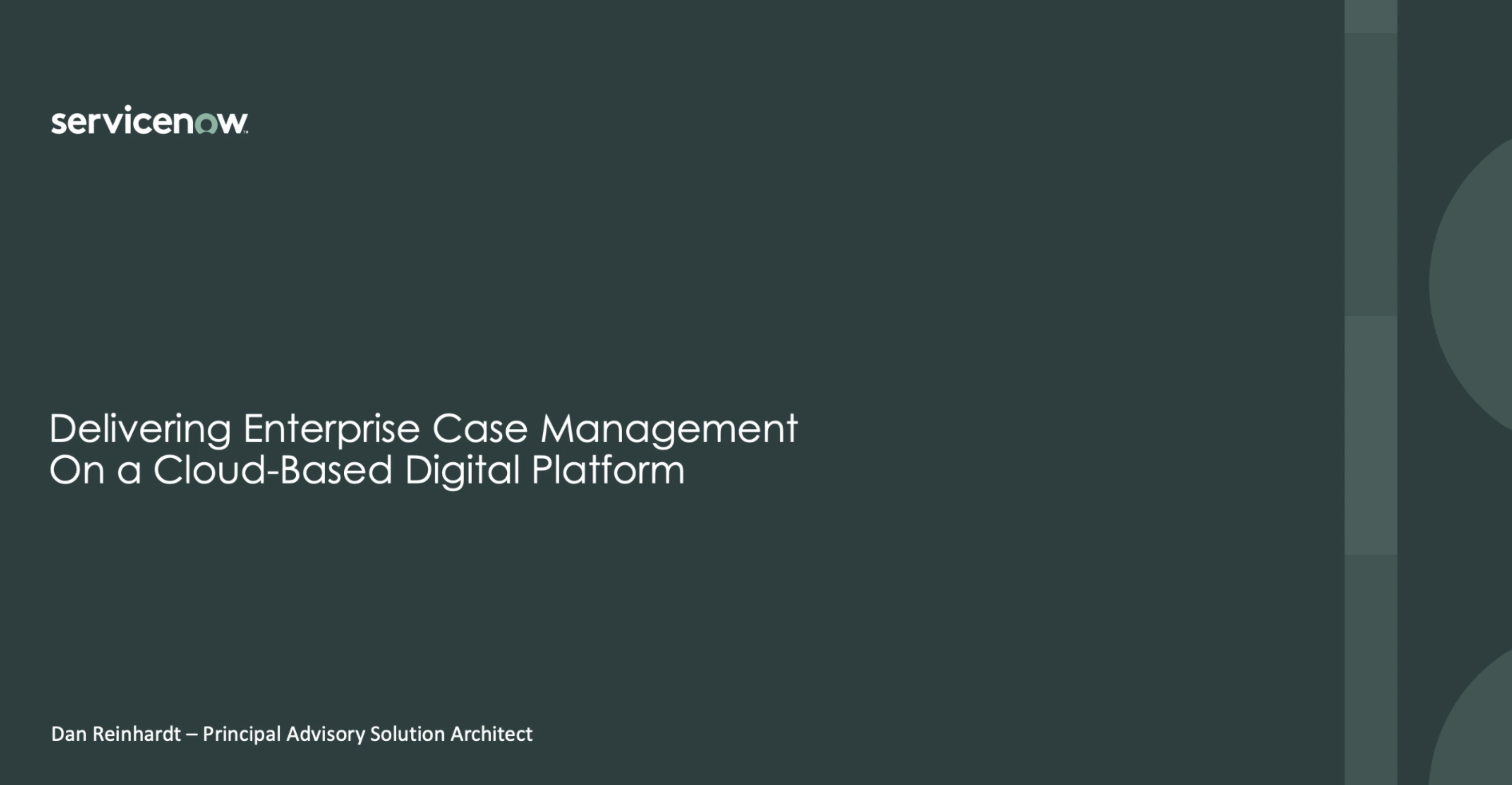 Enterprise Case Management