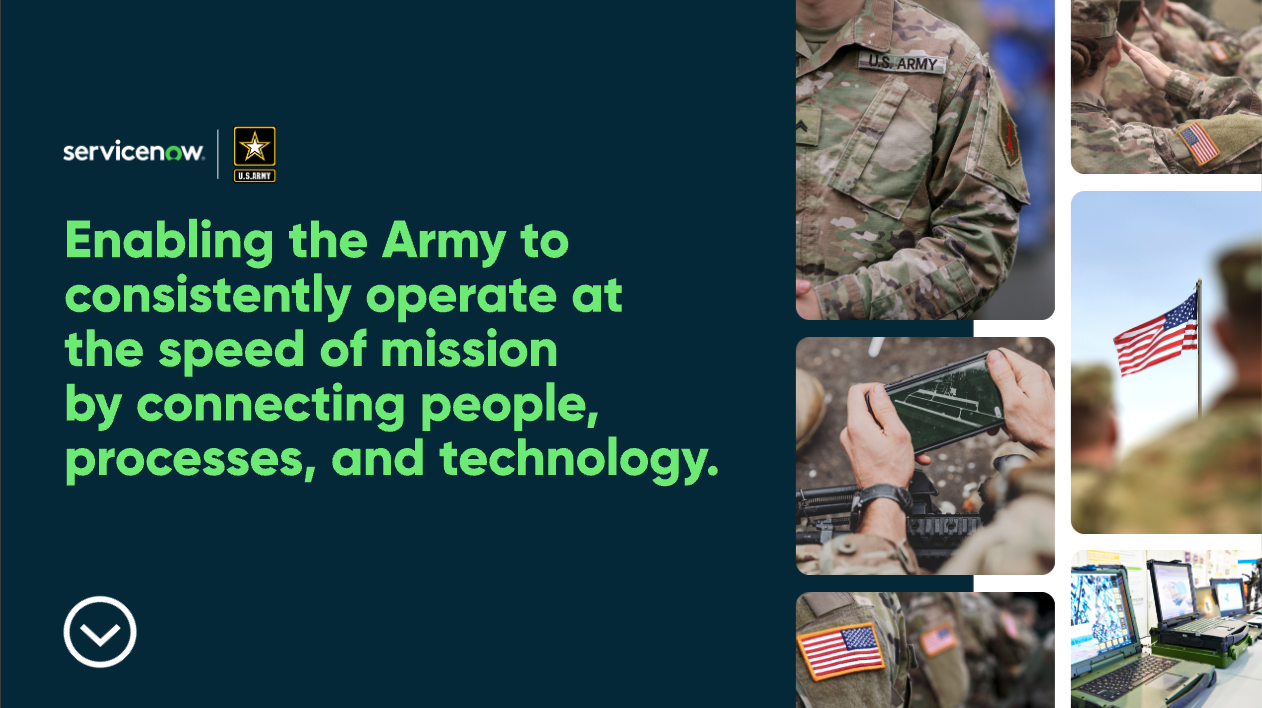 Enabling the Army to consistently operate at the speed of mission ...