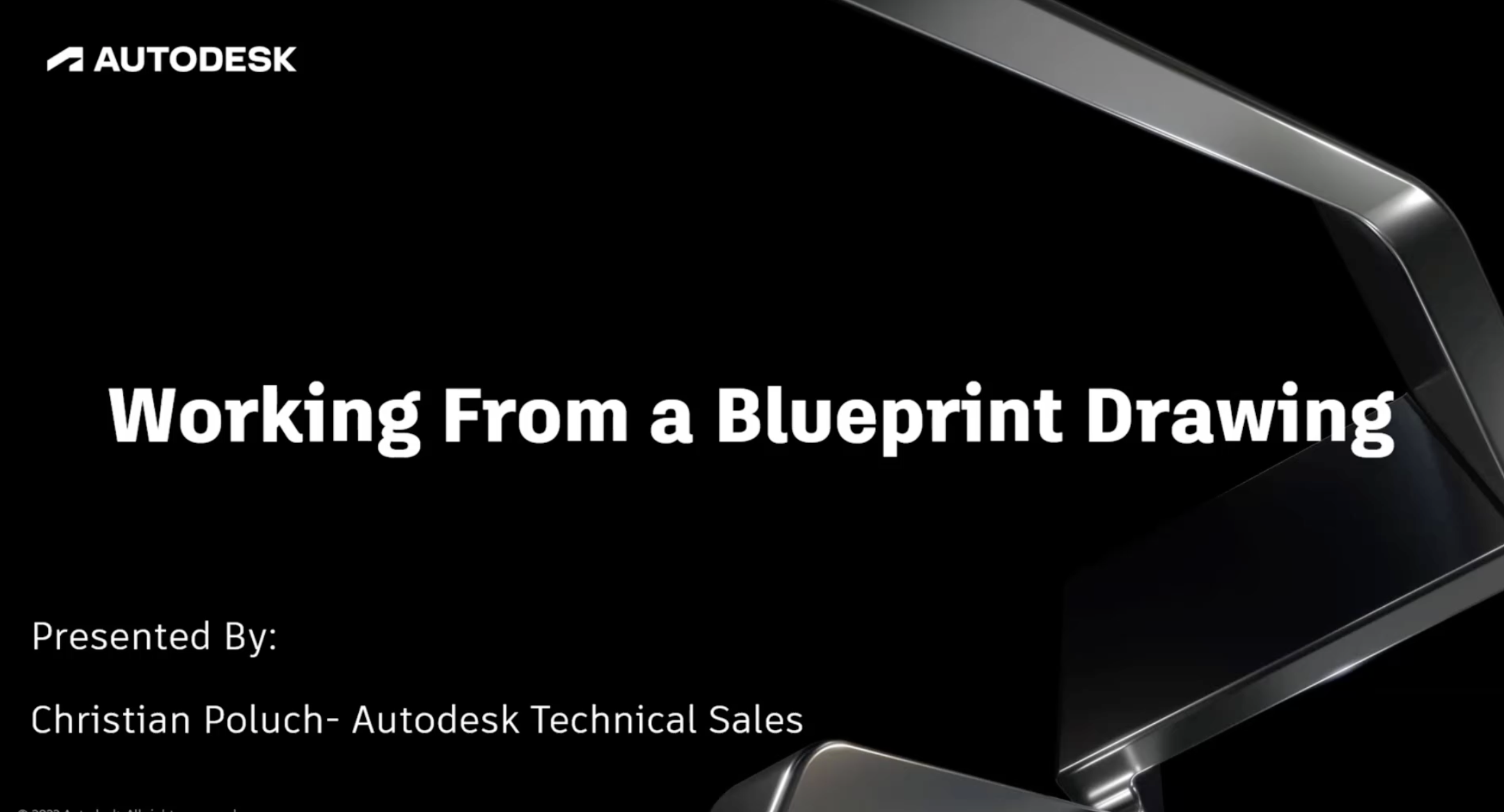 inar series Working From A Blueprint Drawing