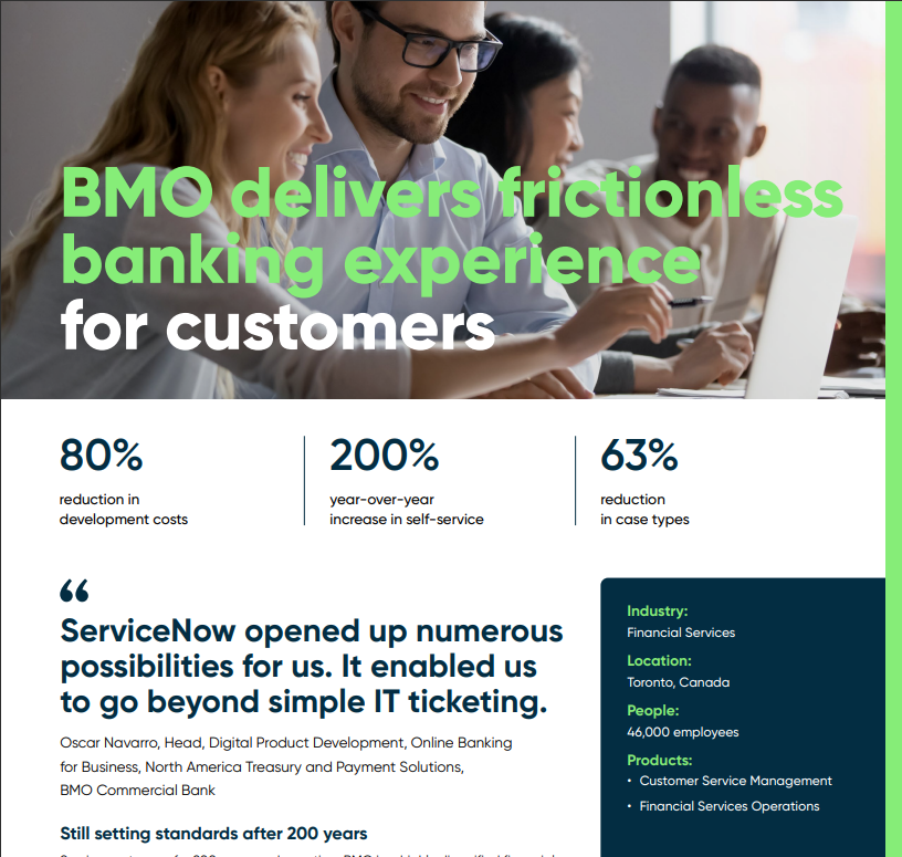 bmo servicenow