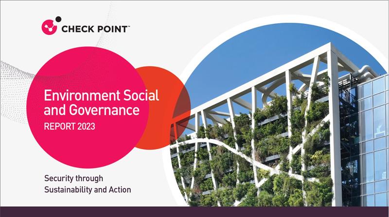 2023 Esg Report Page Check Point Software 2023 Esg Report Page Check Point Software