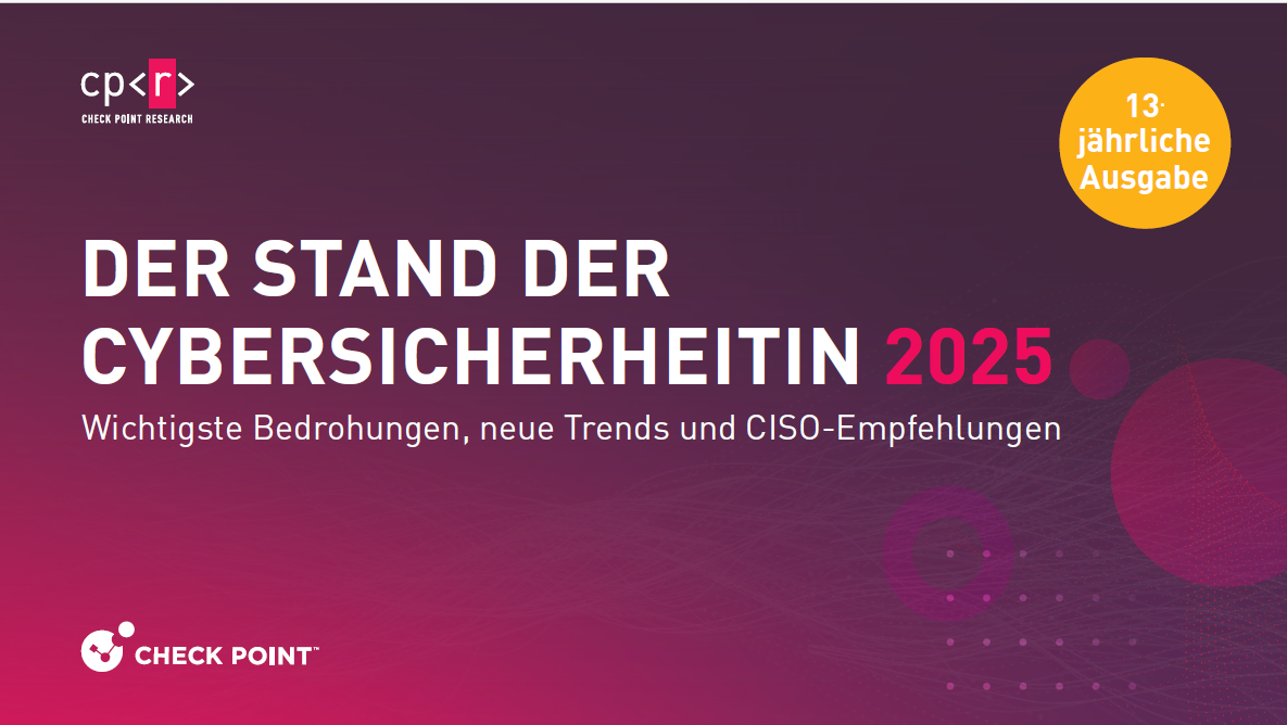 Cybersicherheitsbericht 2025 | Check Point Software | Check Point Software