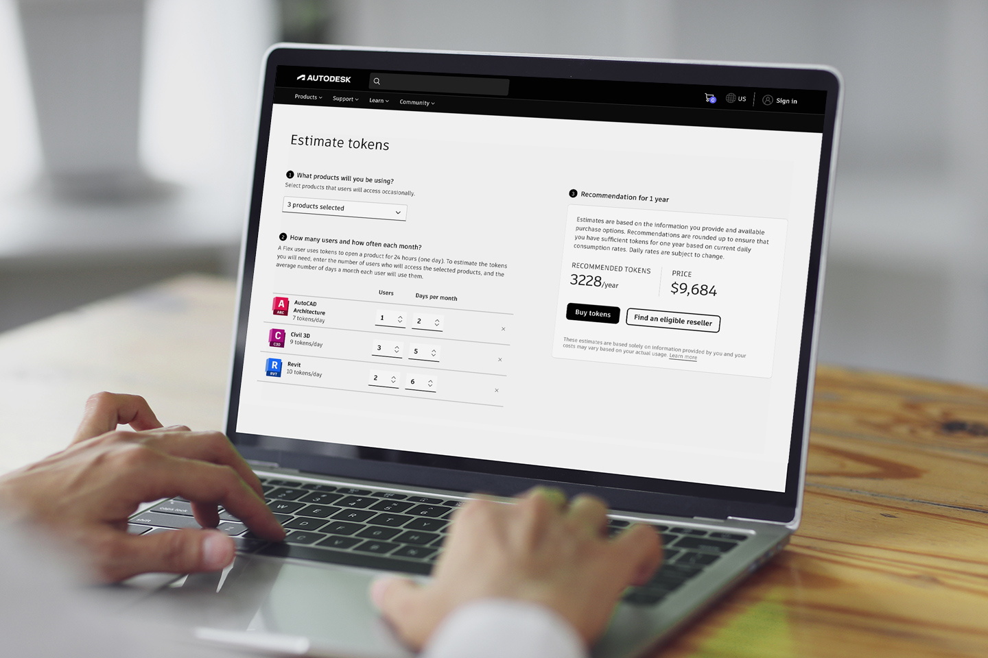 Token Calculator Autodesk