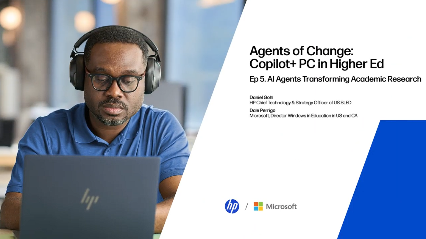 Episode 5 – AI Agents Transforming Academic Research | hp.com