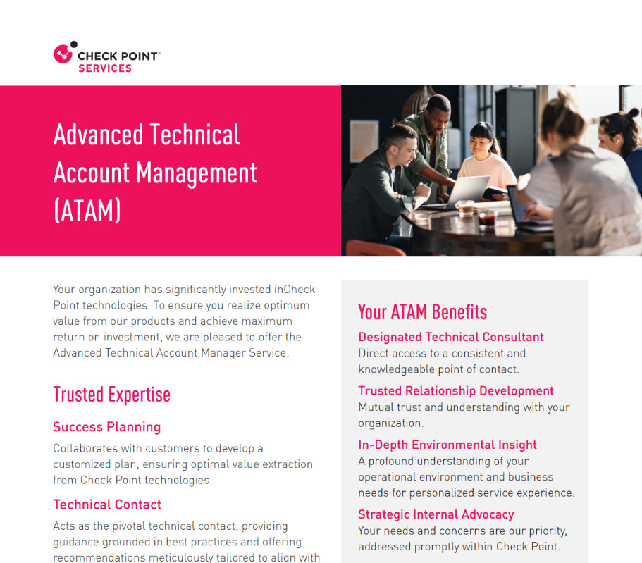 Service Brochure | Advanced Technical Account Management | Check Point ...