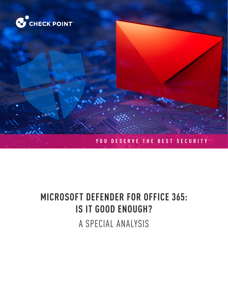 Microsoft defender for office 365 is it good enough check point
